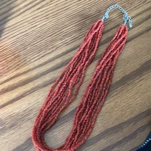 Silpada red coral necklace